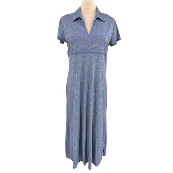 Vintage 90s EXPRESS Maxi Dress Empress Stretch Cap Sleeve GEEK Y2K Size Large - Picture 1 of 10